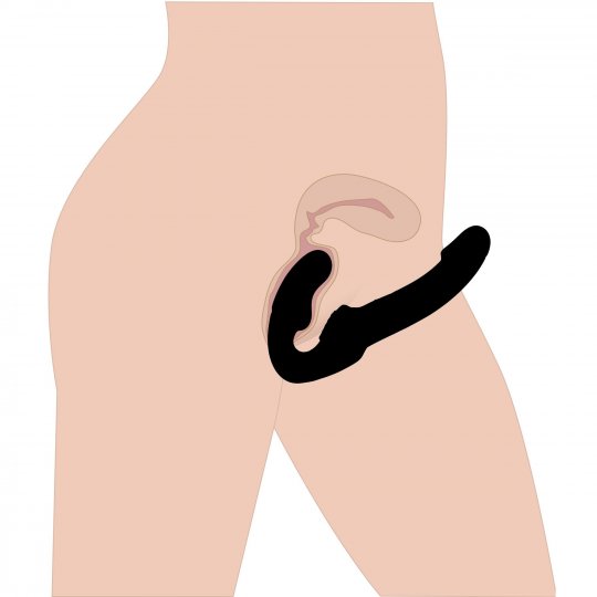 Revolver Strapless Strap On G-Spot Dildo Code