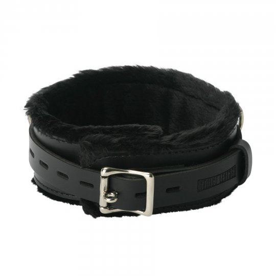 Strict Leather Premium Fur Lined Locking Collar- SM
