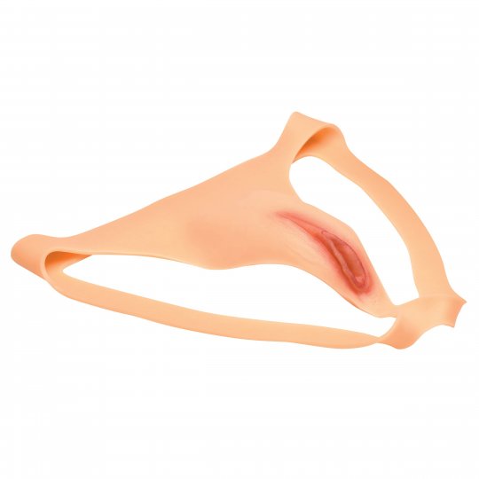 Pussy Strap Silicone Vagina Jockstrap