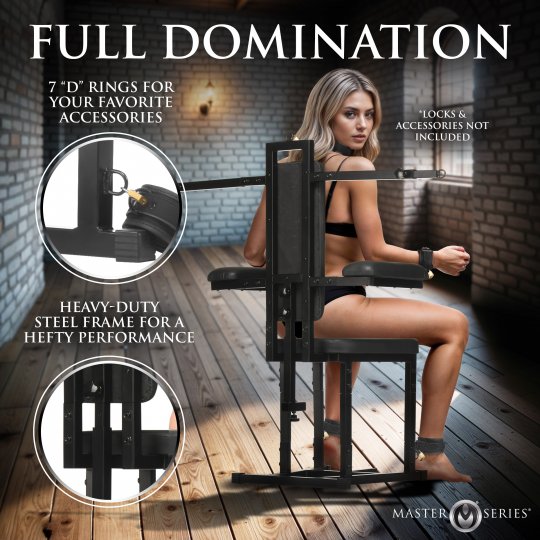 Enforcer Chair with Sex Machine