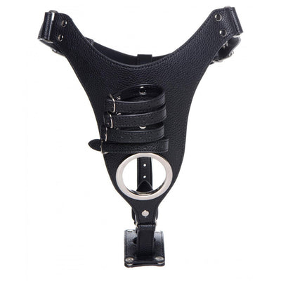 Male Chastity Harness with Silicone Anal Plug