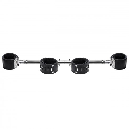 Adjustable Swiveling Spreader Bar with Leather Cuffs