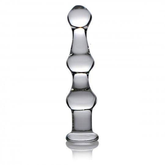 Mammoth 3 Bumps Glass Dildo